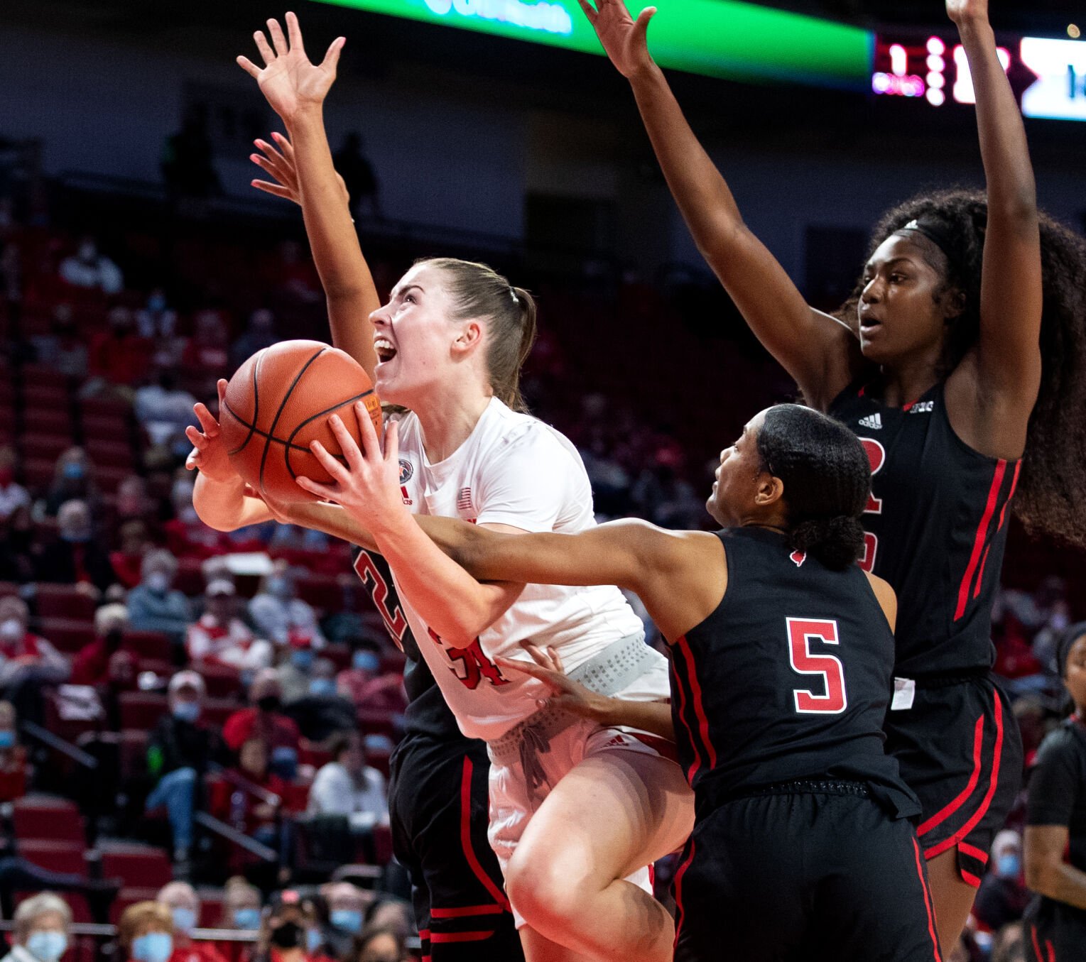 Alexis Markowski Notches Third Double-double In Huskers' Win Over Rutgers