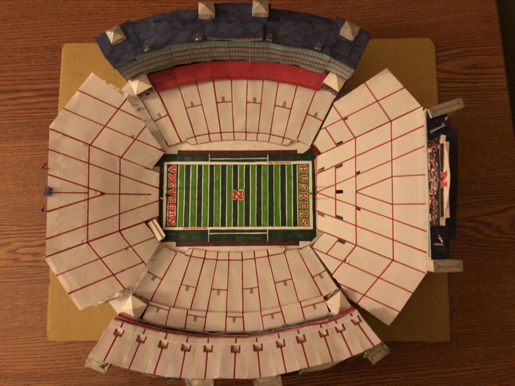 This Husker Fan Spent 12 Weeks Building A Memorial Stadium