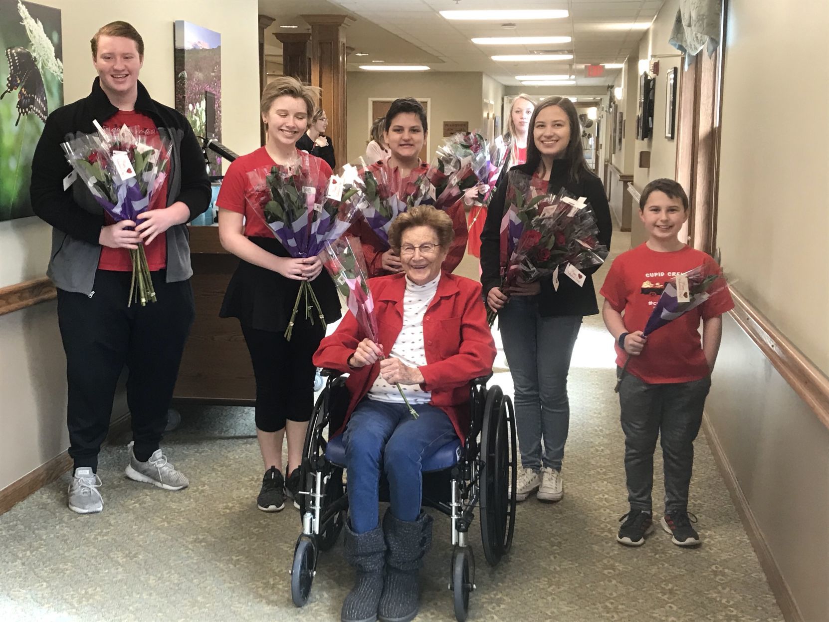 Cupid Crews deliver 500 roses to seniors in Omaha on Valentine s Day