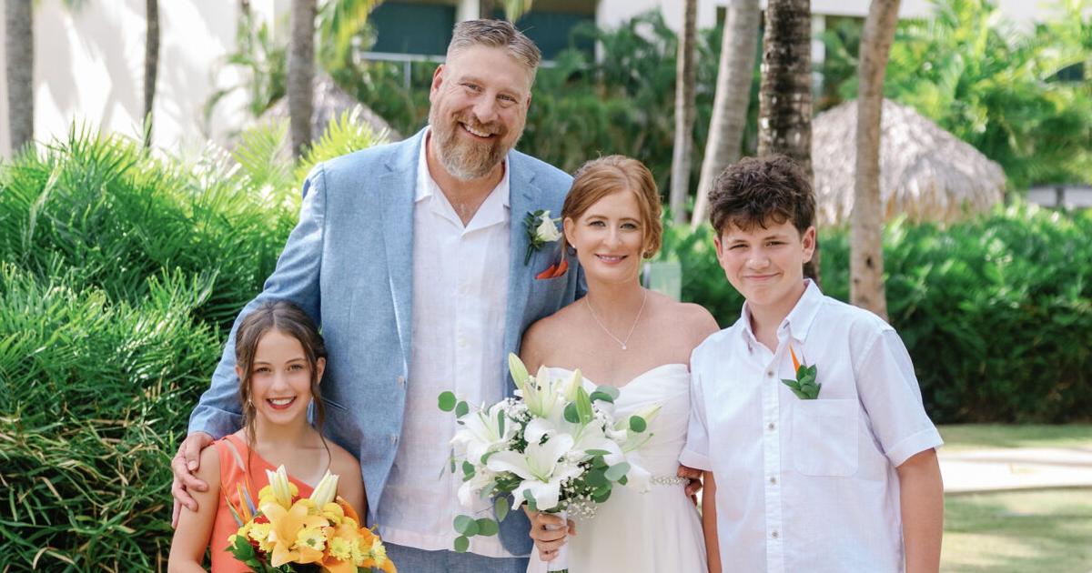 Former hockey player Jake Ortmeyer proposes to stepchildren first before 'paradise' wedding