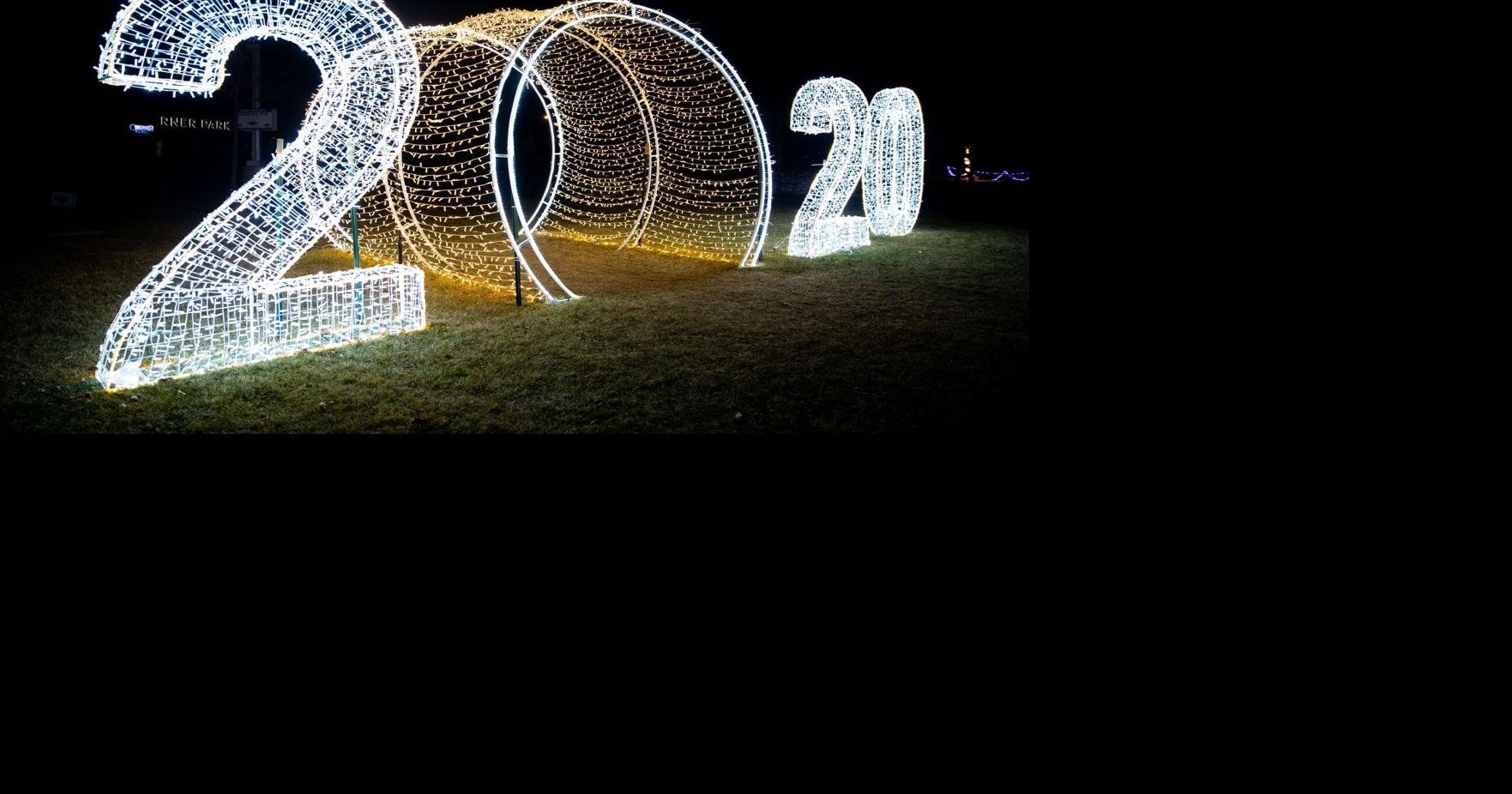 Drivethru holiday lights display at Werner Park shines a bit of light