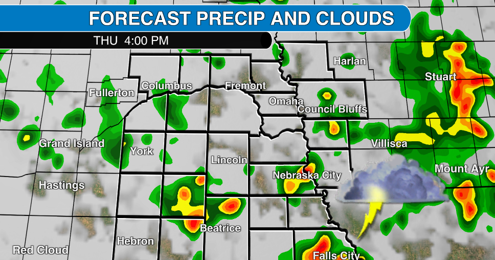 Weather In Nebraska Rain chance on the rise across southeastern Nebraska