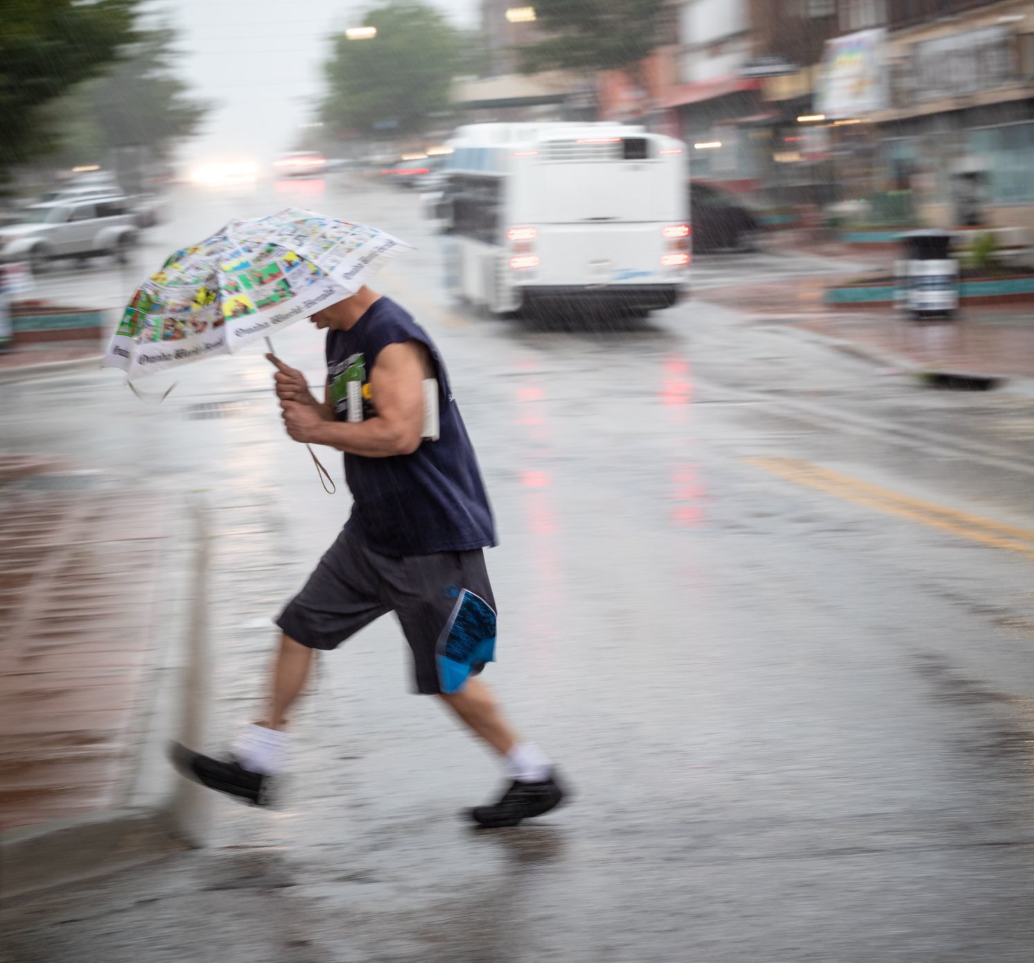 omaha rain totals today