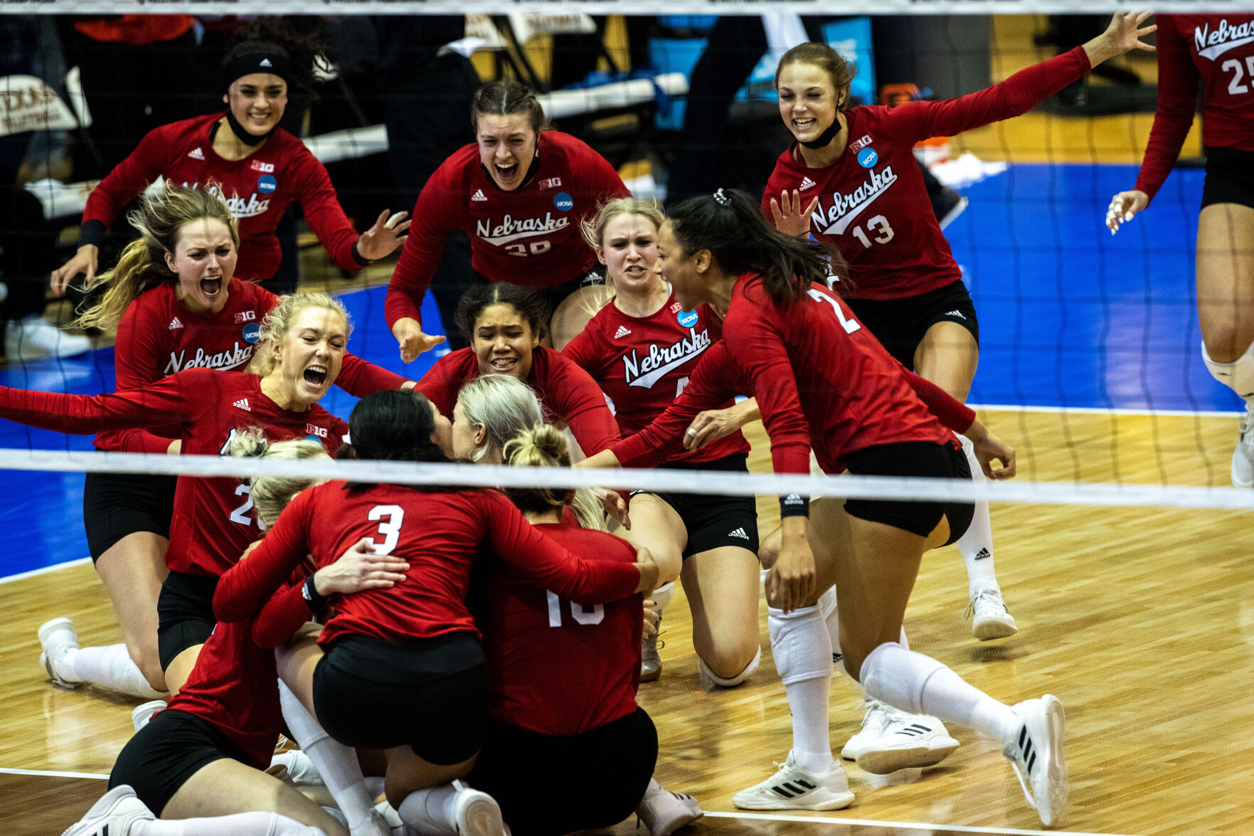 Nebraska downs Texas in four sets at NCAA volleyball tournament