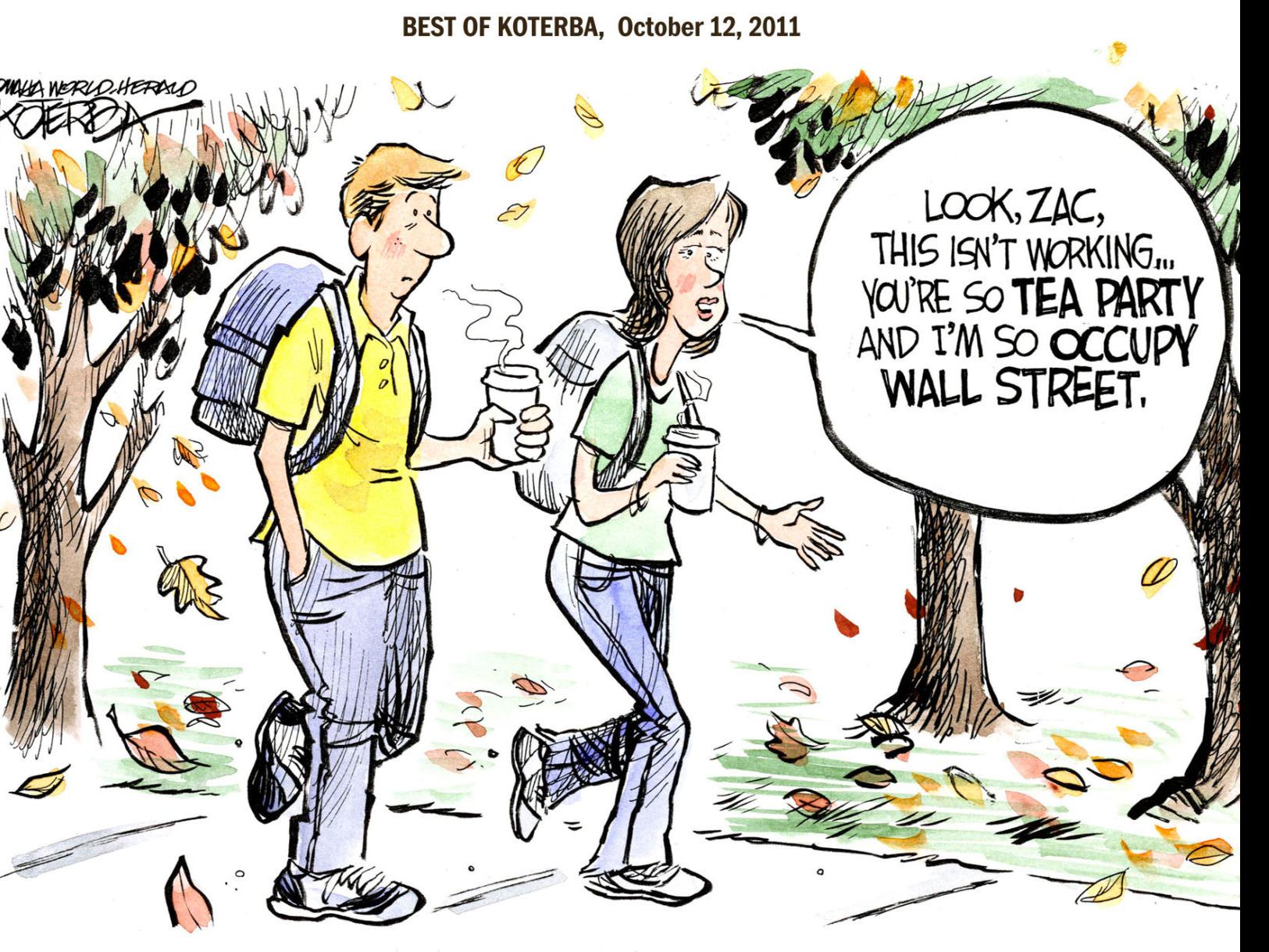Jeff Koterba S Oct 7 Cartoon A Modern Day Political Romeo And Juliet Opinion Omaha Com Political cartoon, a drawing (often including caricature) made for the purpose of conveying editorial commentary on politics, politicians, and current events. political romeo and juliet