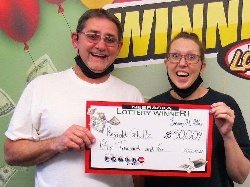 Reynold Schultz and Candace Day Powerball