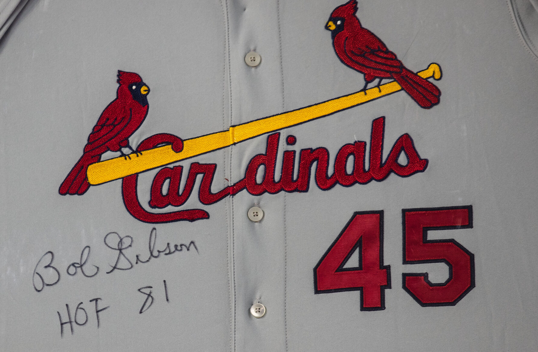 Bob gibson cardinals sales jersey