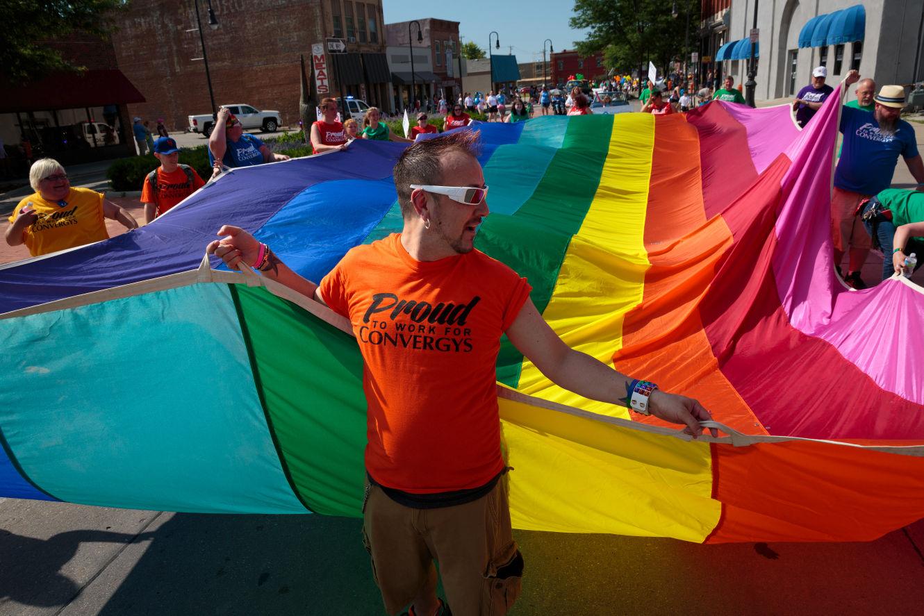 LGBT pride parade in Council Bluffs carries theme over to festival in