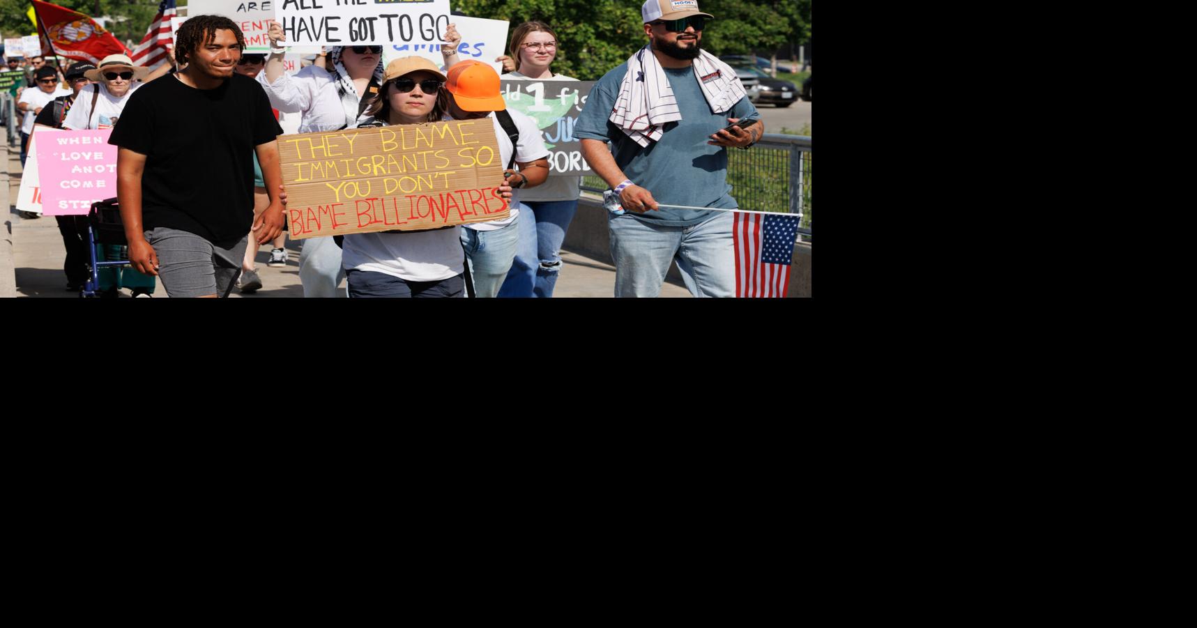 Omaha police kept busy after praising 'peaceful protesters'
