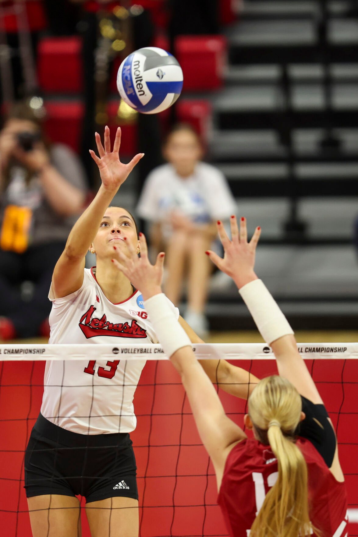 Nebraska Volleyball Sweeps Wisconsin In Elite Eight Match