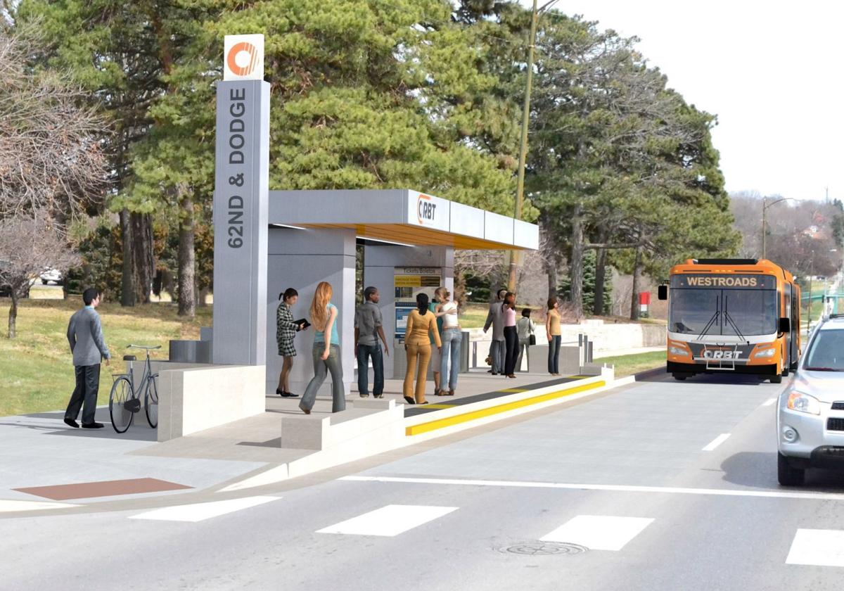 ORBT bus shelter at UNO