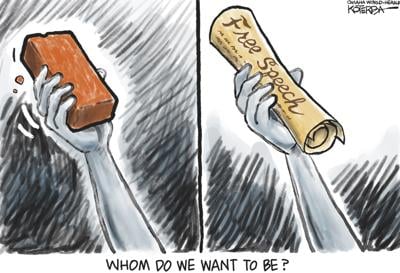 Jeff Koterba's latest cartoon: Whom do we want to be?