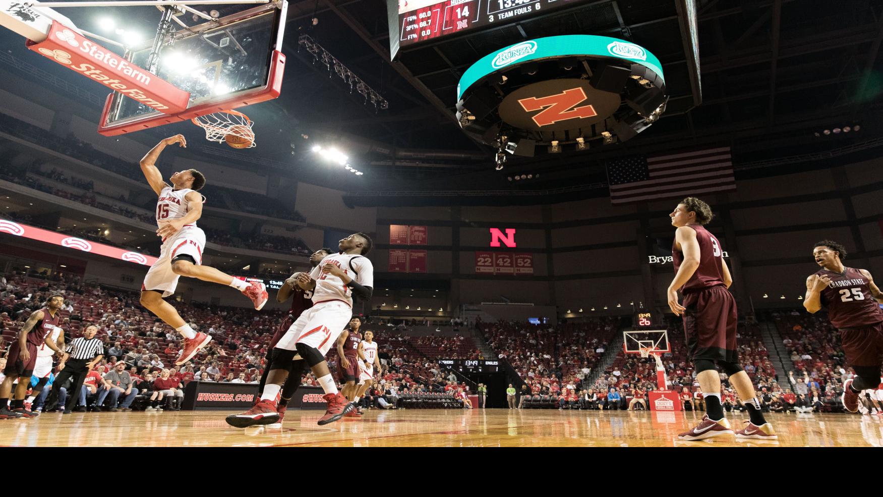 Newcomer Isaiah Roby Shines In Huskers Exhibition Blowout Of Chadron State Men S Basketball Omaha Com