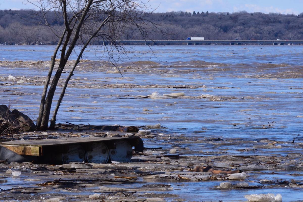 Platte River, known for being 'a mile wide and an inch deep,' filled