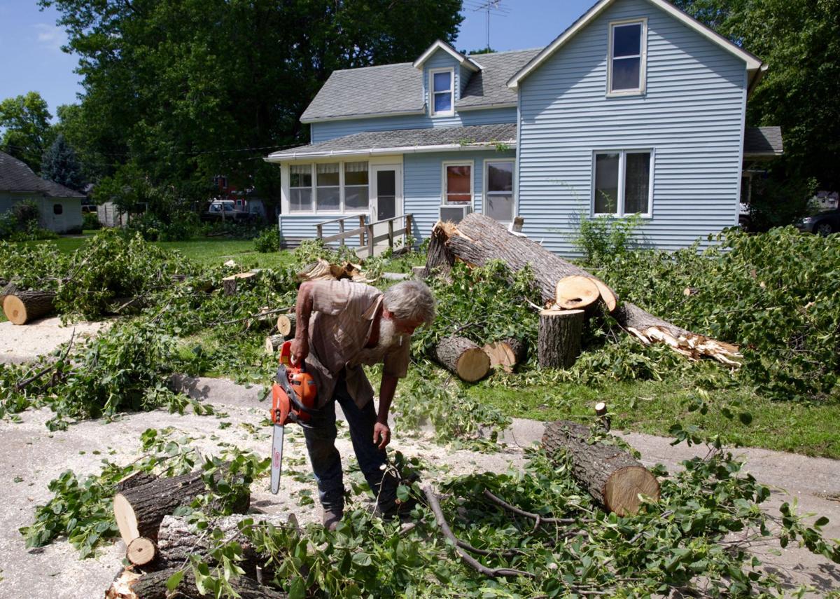 Powerful storms — with gusts of nearly 80 mph — rip steeple off church
