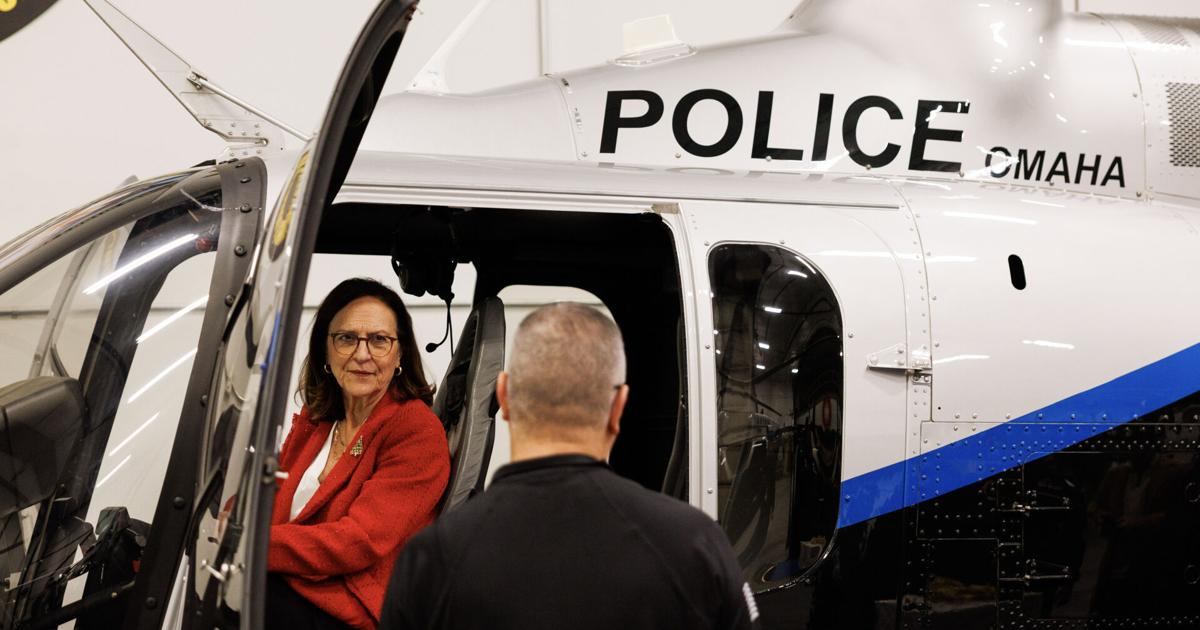 Die Polizei von Omaha kündigt an, dass der dritte Hubschrauber regional ...