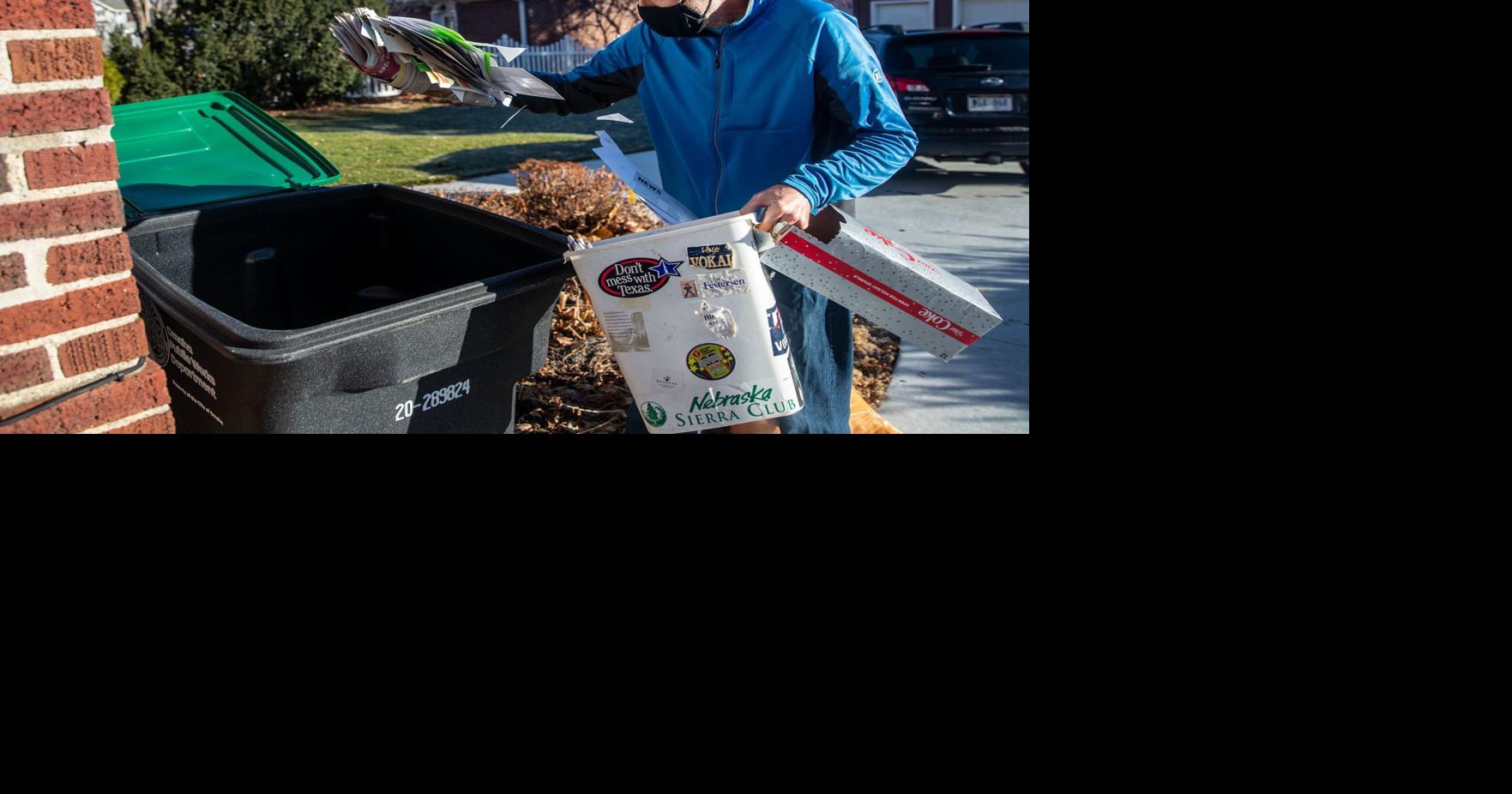 Omaha begins using large trash, recycling carts Monday. Here's what you