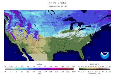 Thick blanket of snow covers northern U.S.
