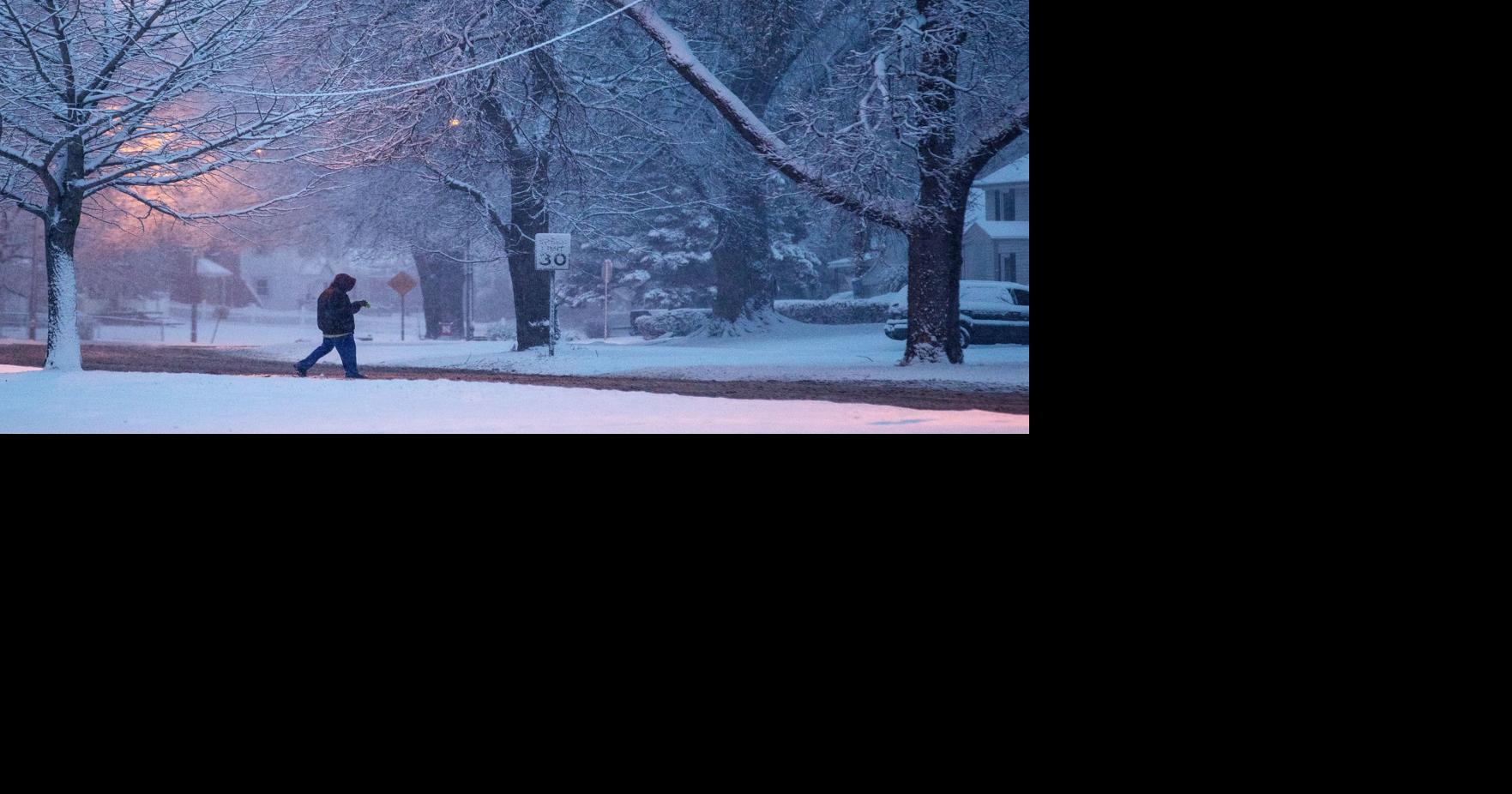 About 2 inches of snow reported in Omaha; 4 inches in Papillion, Bellevue