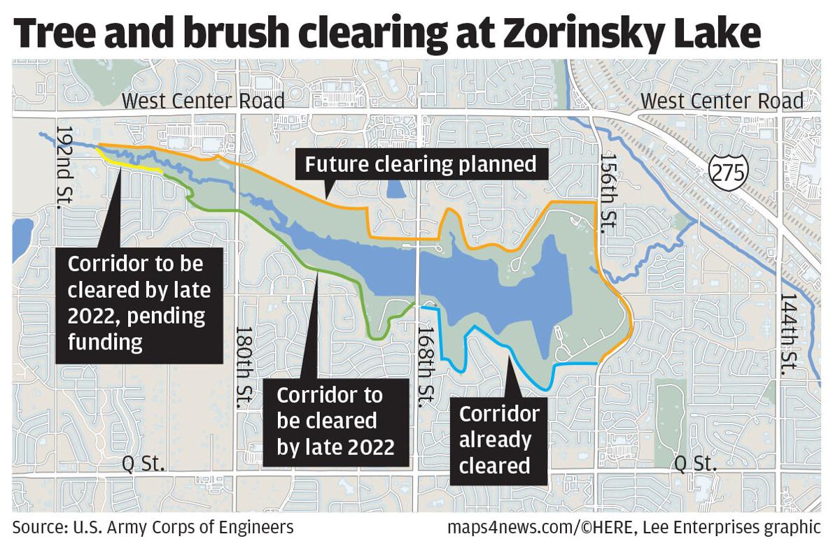 Zorinsky Lake tree clearing (copy) (copy)