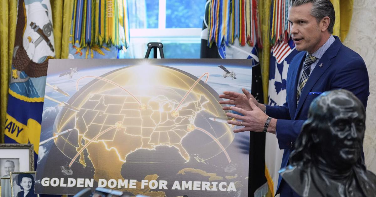 Trump selects concept for $175 billion 'Golden Dome' missile defense ...