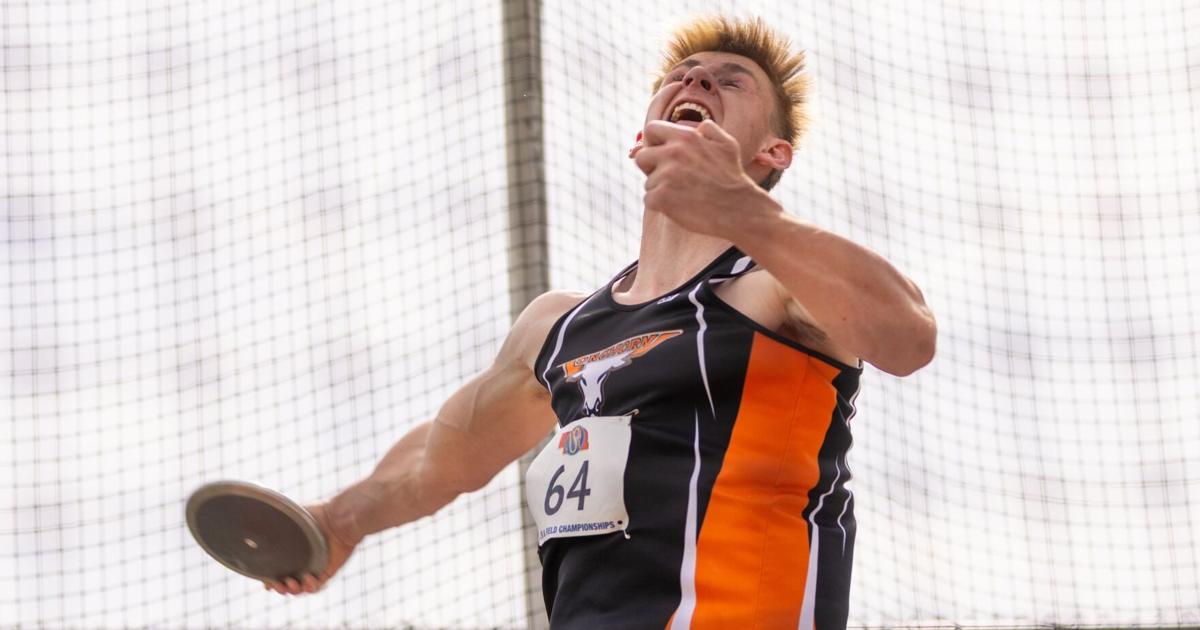 Noah Rau Discus Back-to-Back: Noah Rau repeats as All-Class discus champ