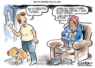 The Best of Jeff Koterba's cartoons: Don't chance it yet
