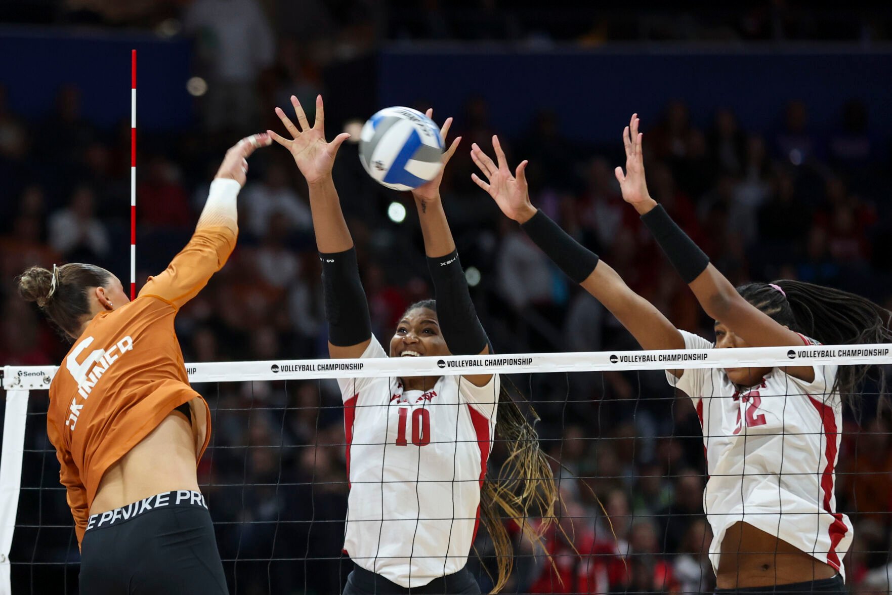 Photos: Wisconsin Takes On Texas In NCAA Volleyball Tournament Final Four