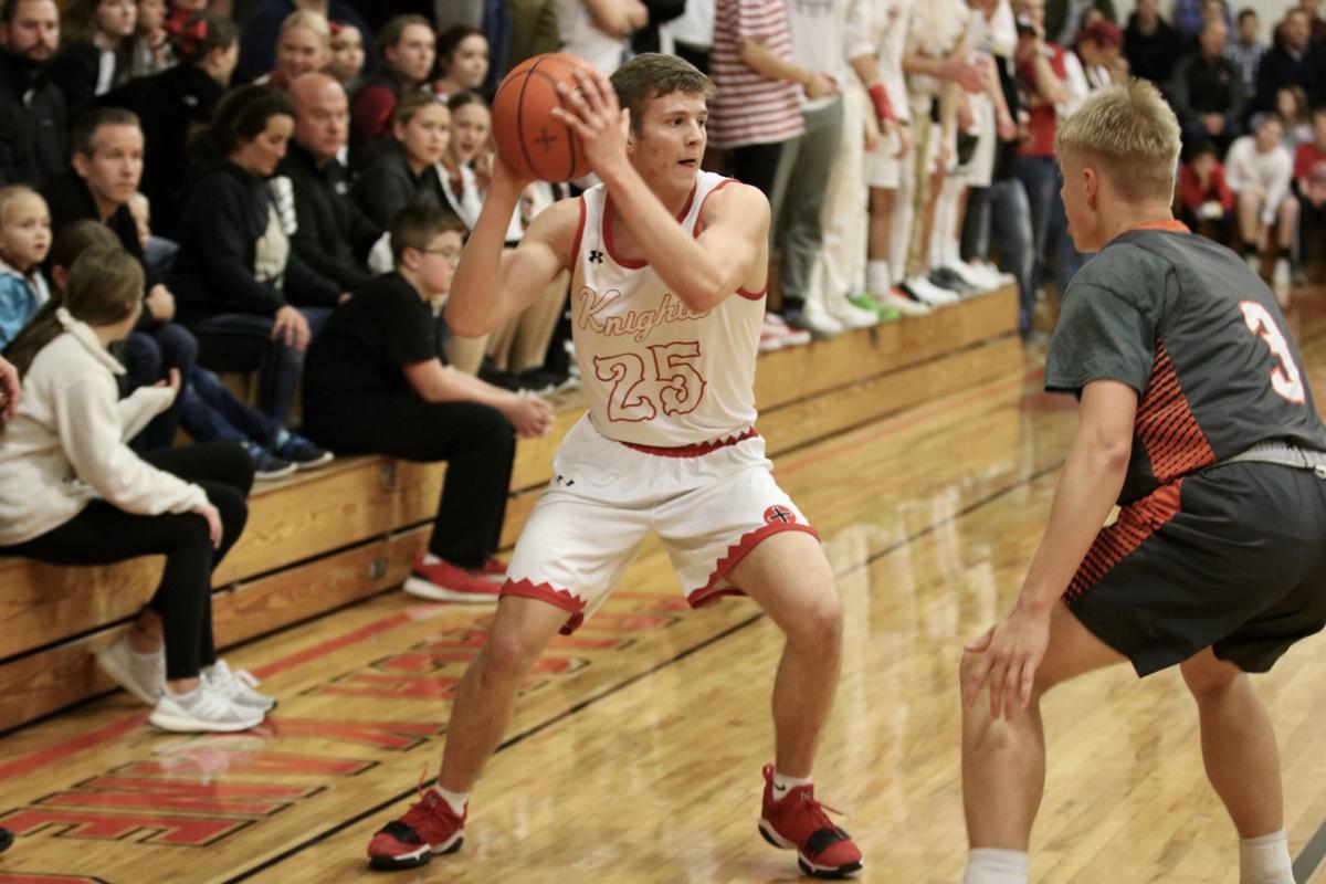 Behind Joseph Chouinard Elkhorn Mt Michael Sophomores Lead