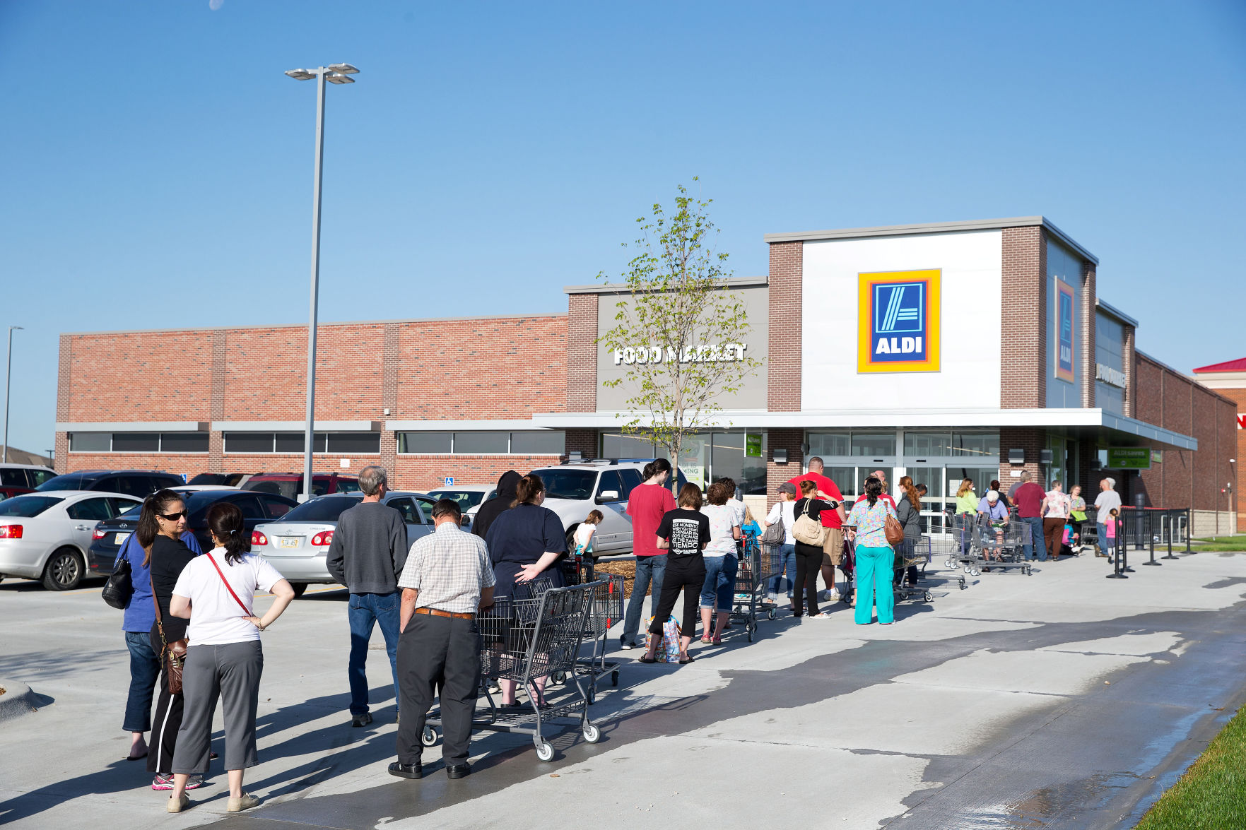 aldi bags of garden stones