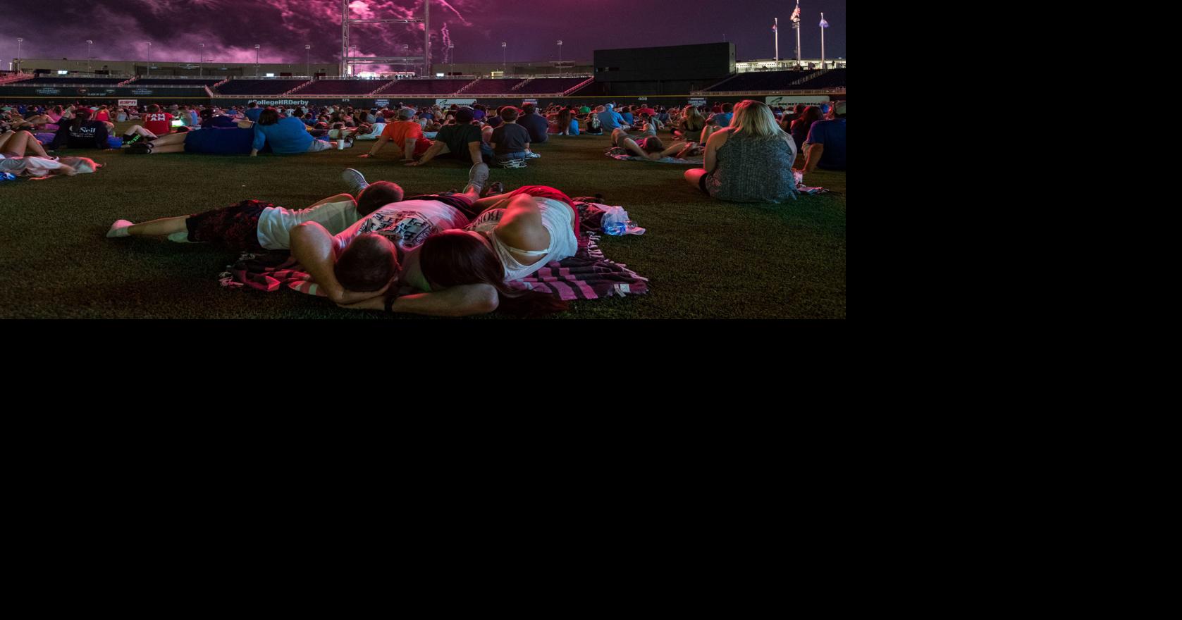 College Home Run Derby, Omaha WorldHerald fireworks show draw more