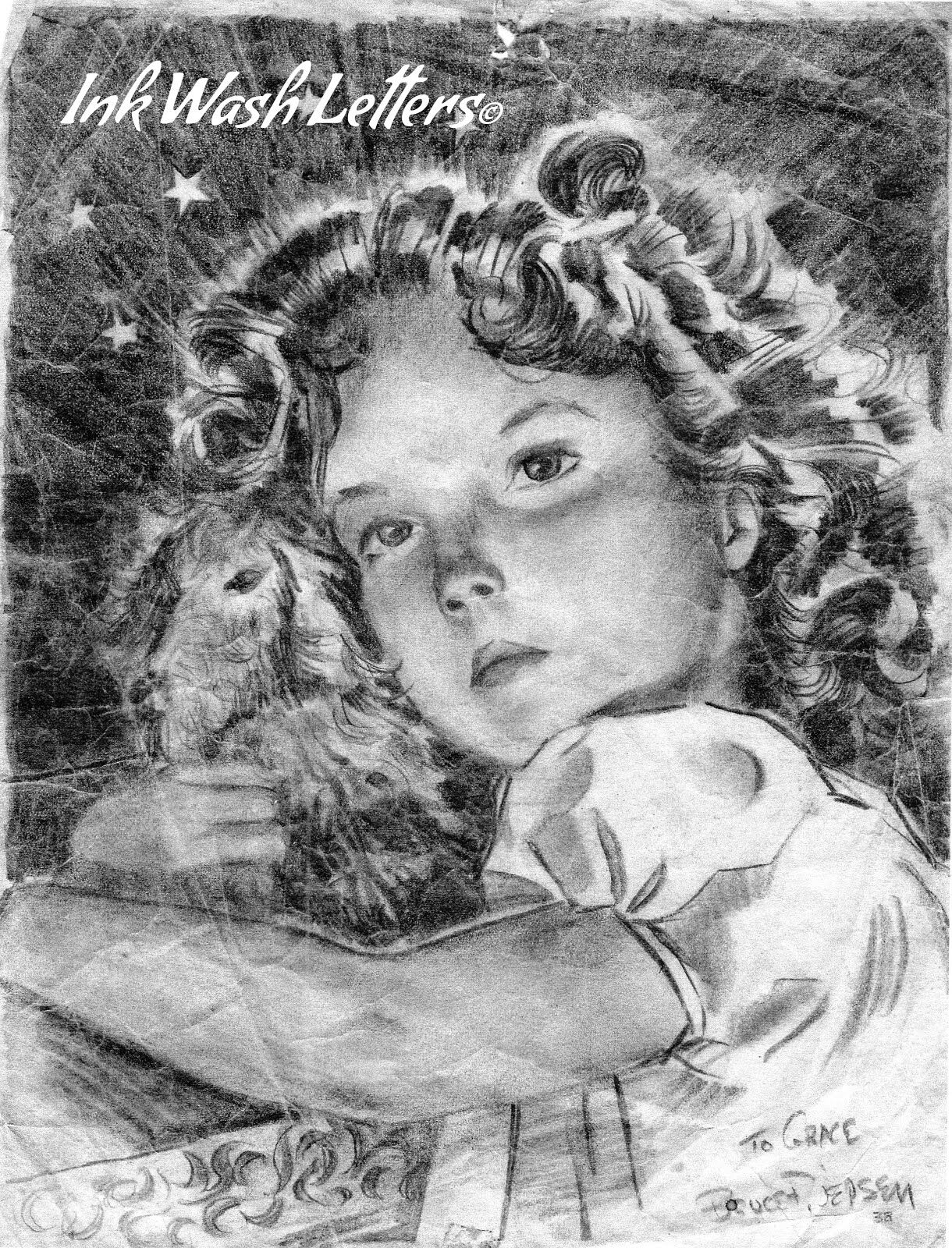 Shirley Temple Drawing by Murphy Elliott - Pixels