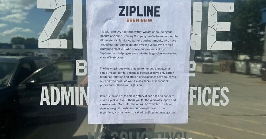 Inflation and rising costs claim Nebraska craft beer giant Zipline