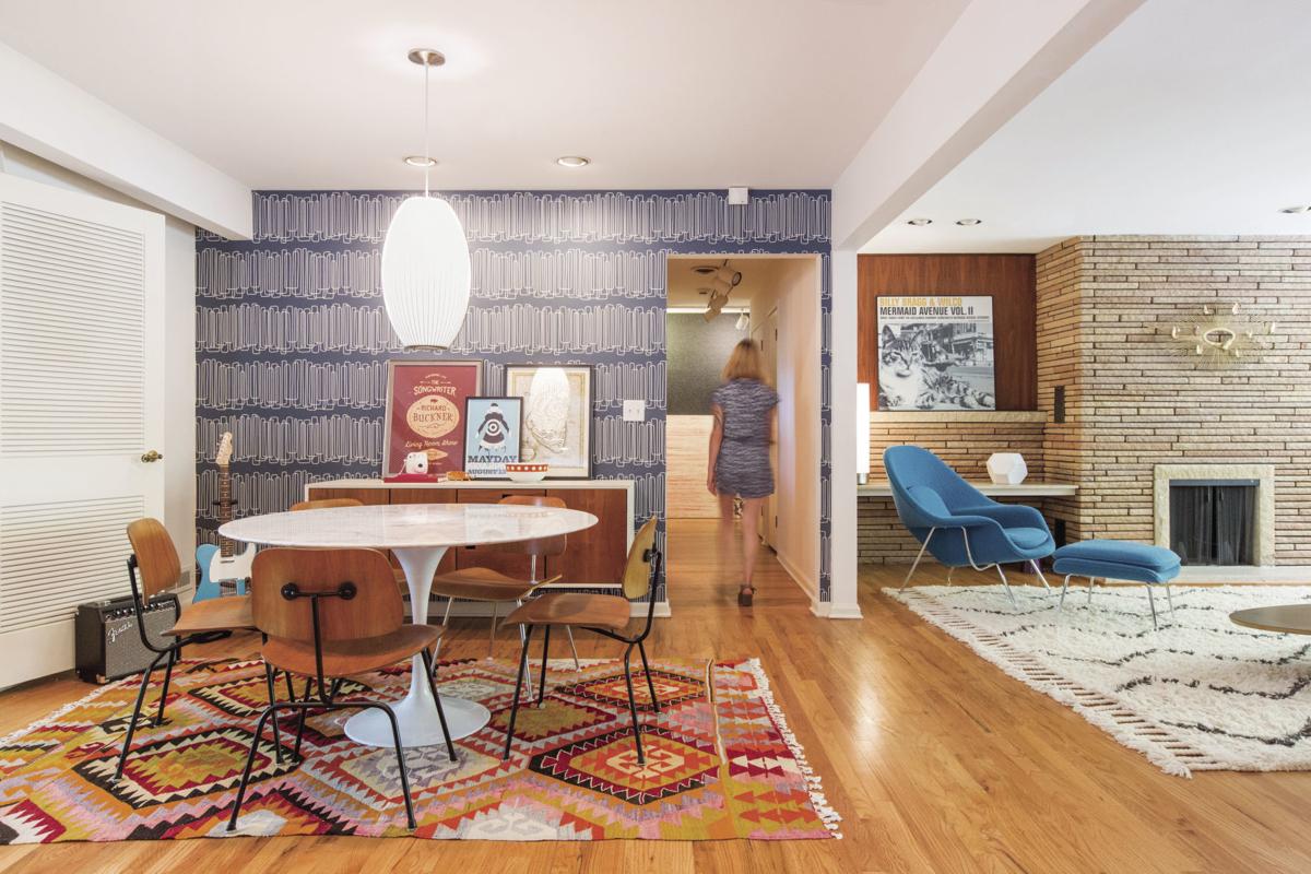 Mid Century Pop Lively Interior Is A Canvas For Easy Living