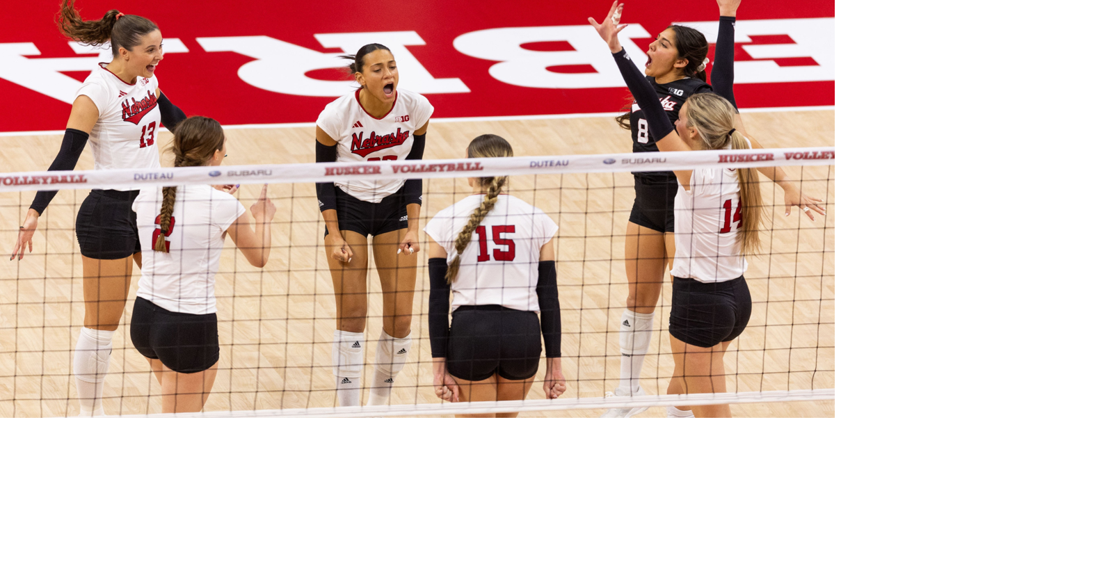 Live Nebraska volleyball vs. Wisconsin