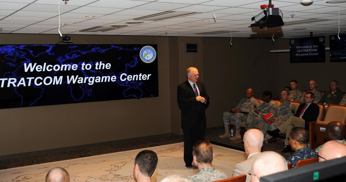 StratCom shows off high-tech facilities, including Wargame Center