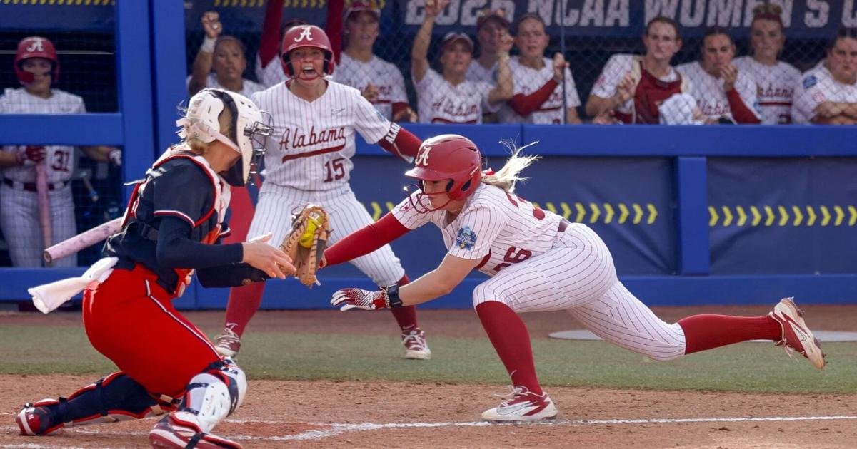 Just: Nebraskas hochgelobtes Softballteam bricht gegen Alabama ein – „So ...