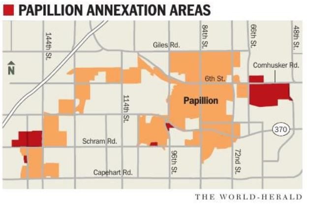 Papillion adds 3 200 residents in city s largest annexation