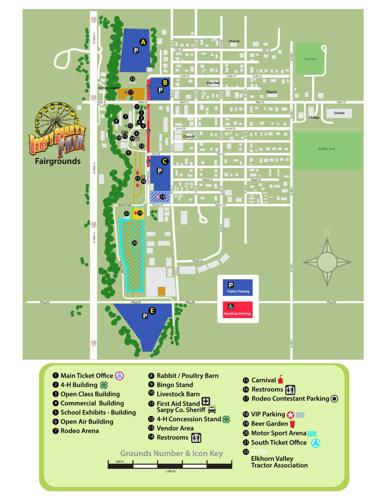 Sarpy County Fair Events Map