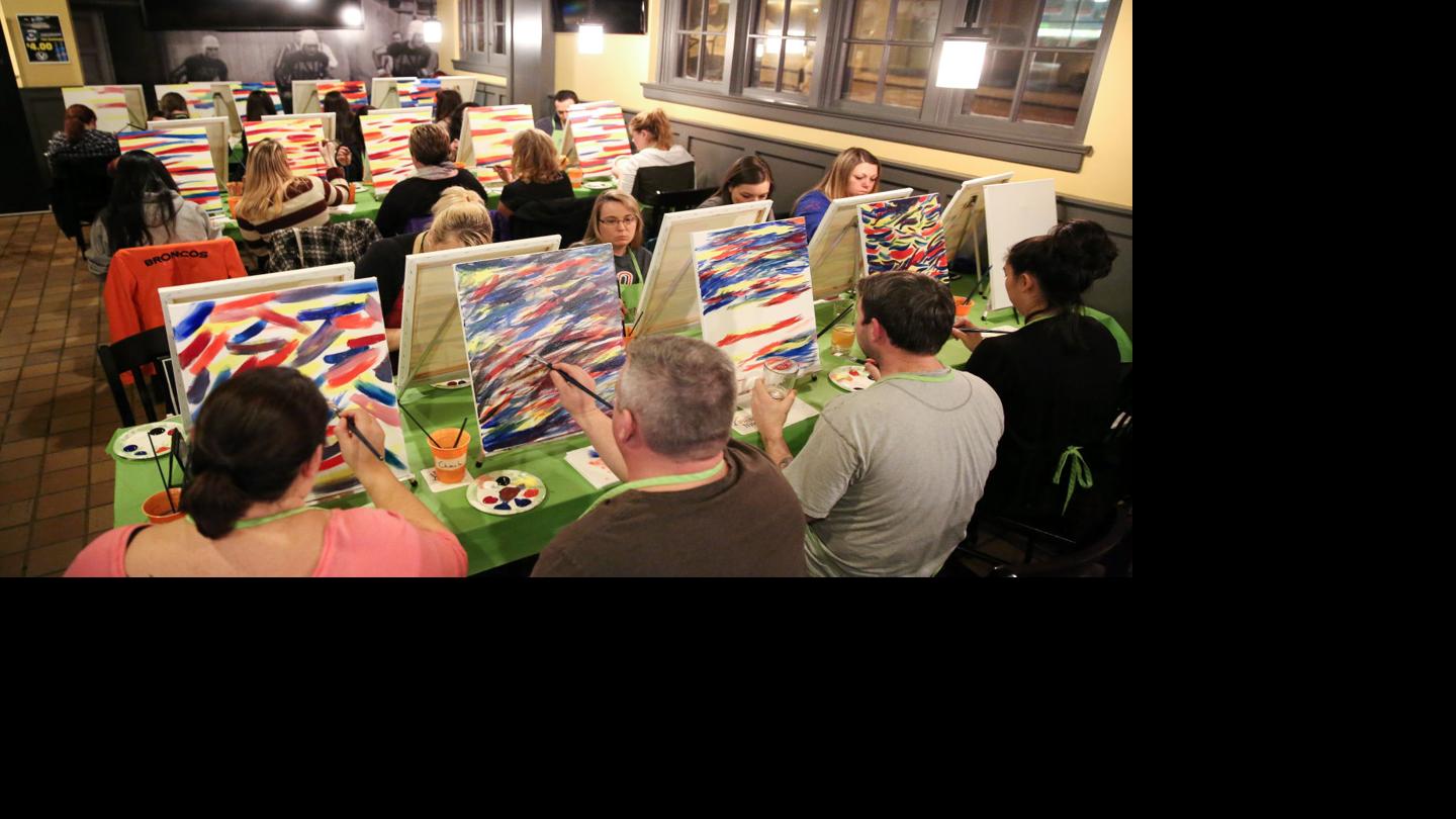 At Omaha Restaurant You Can Paint A Little Sip A Little Eat A