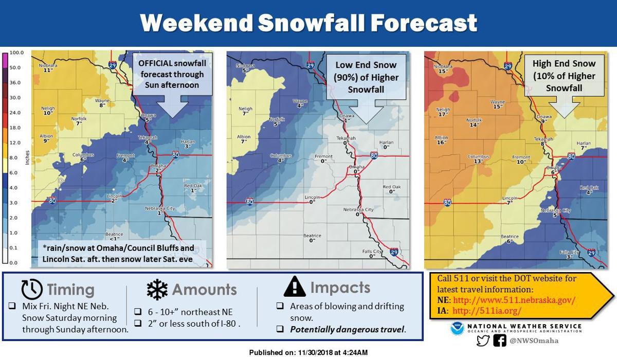 Parts of northern, central Nebraska could see up to 18 inches of snow | State & Regional | omaha.com