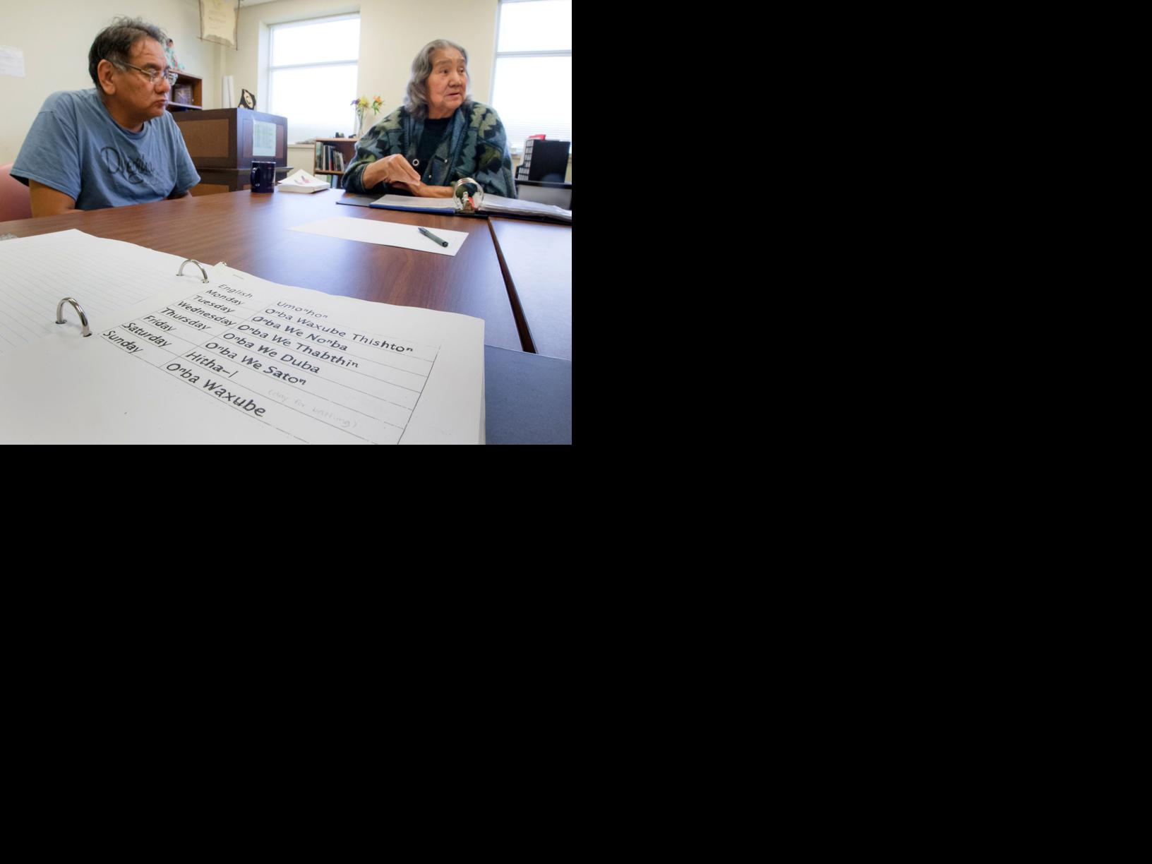 Omaha Tribe members trying to revitalize an 'endangered language