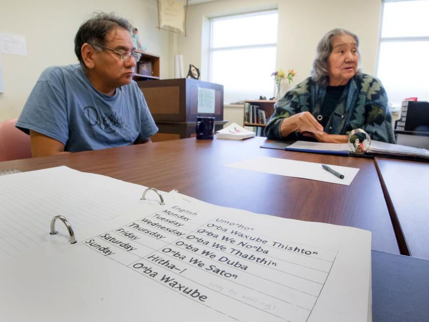 Omaha Tribe members trying to revitalize an 'endangered language