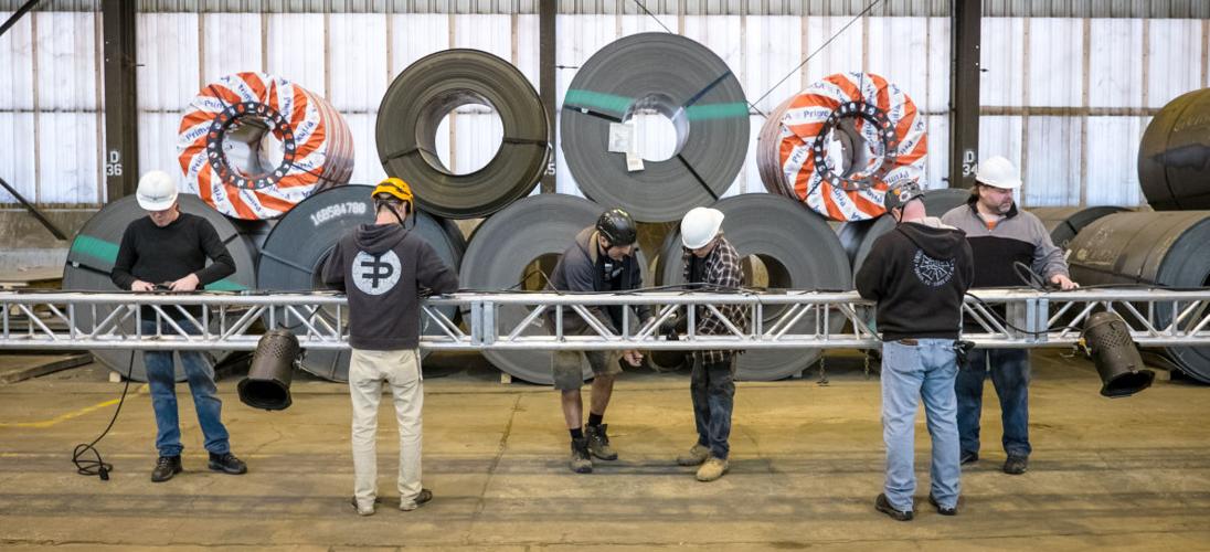 Opera Omaha stages annual benefit on floor of working steel factory