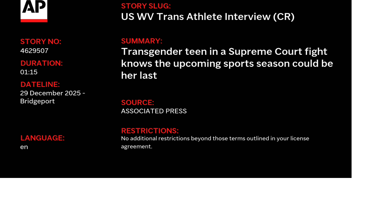 Transgender teen in a Supreme Court fight knows upcoming sports season could be her last