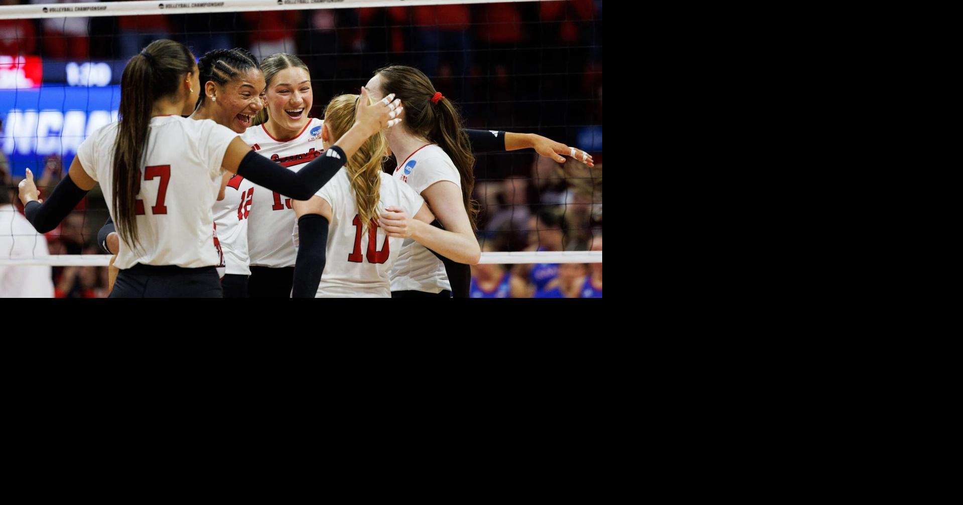 Nebraska volleyball surgical in sweeping Kansas to advance to Elite Eight