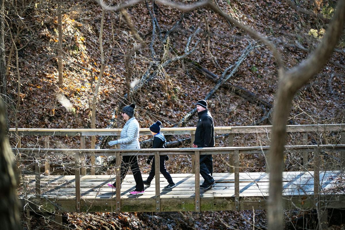 Perfect Weather Draws Record 300 Participants To Mahoney State Park For New Year S Hike Local News Omaha Com