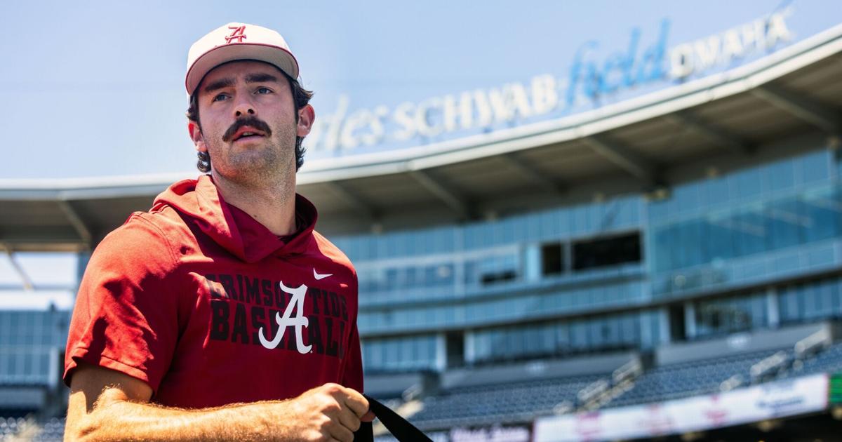 'Full-circle moment': Tyler Fay, Grand Island native, returns home as Alabama's ace at CWS