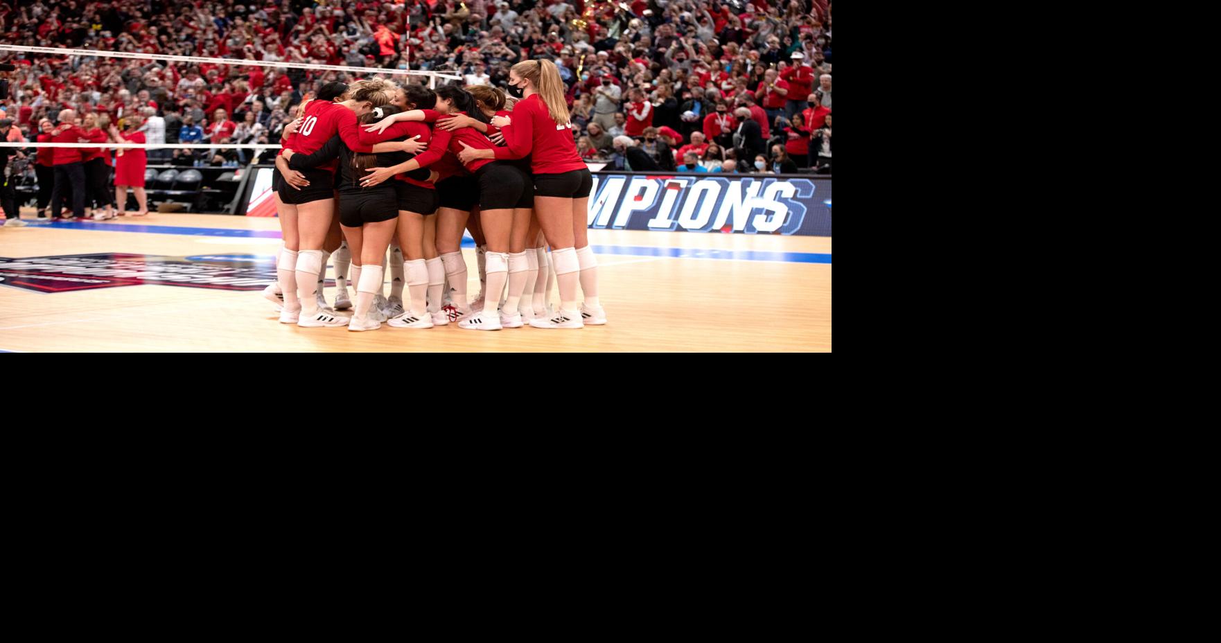 Photos Nebraska vs Wisconsin for the NCAA volleyball national championship