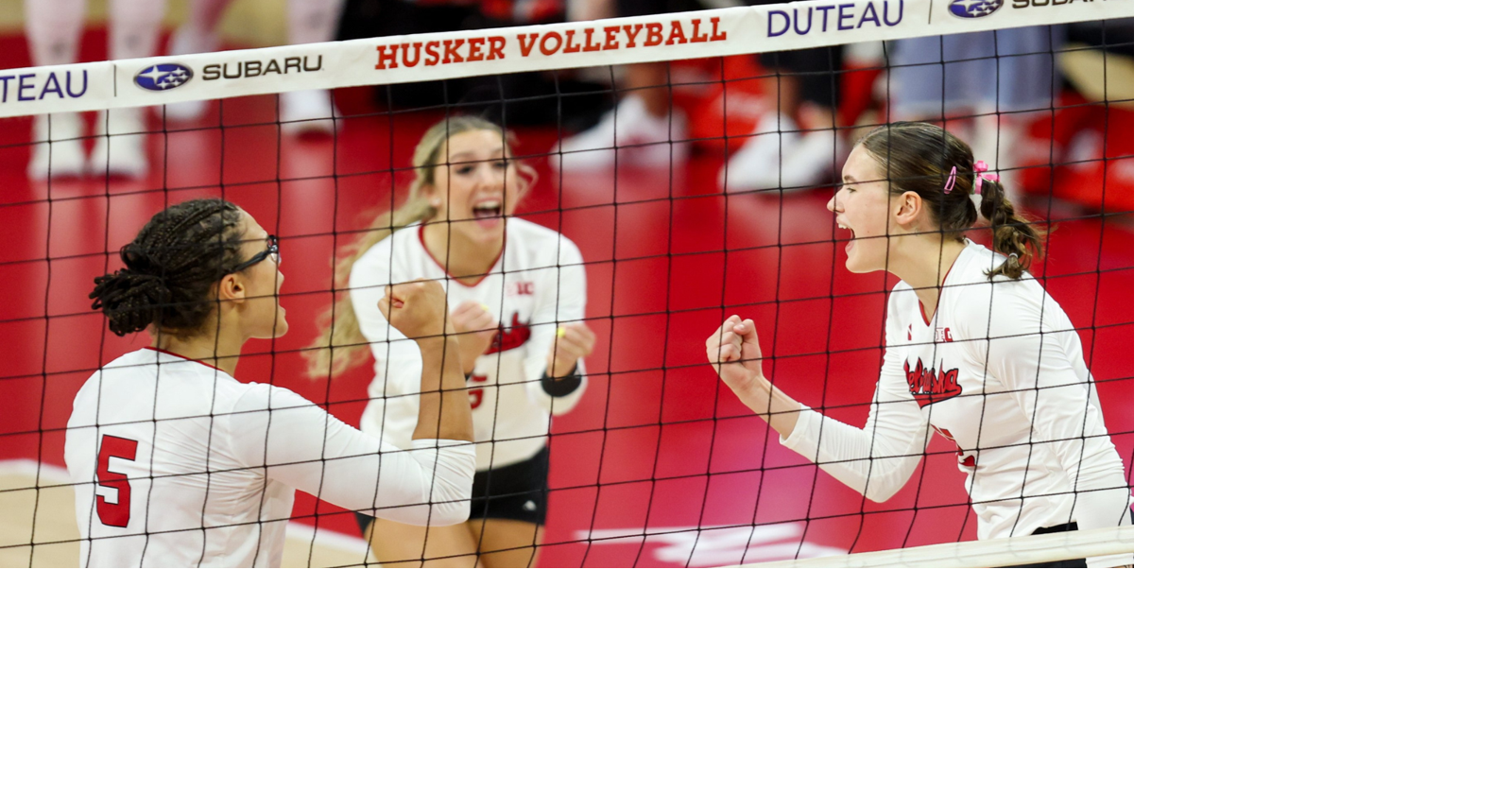 No. 2 Nebraska Volleyball holds off upset No. 10 Purdue in five sets